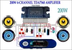 200W 4-Channel TDA7560 Amplifier.webp