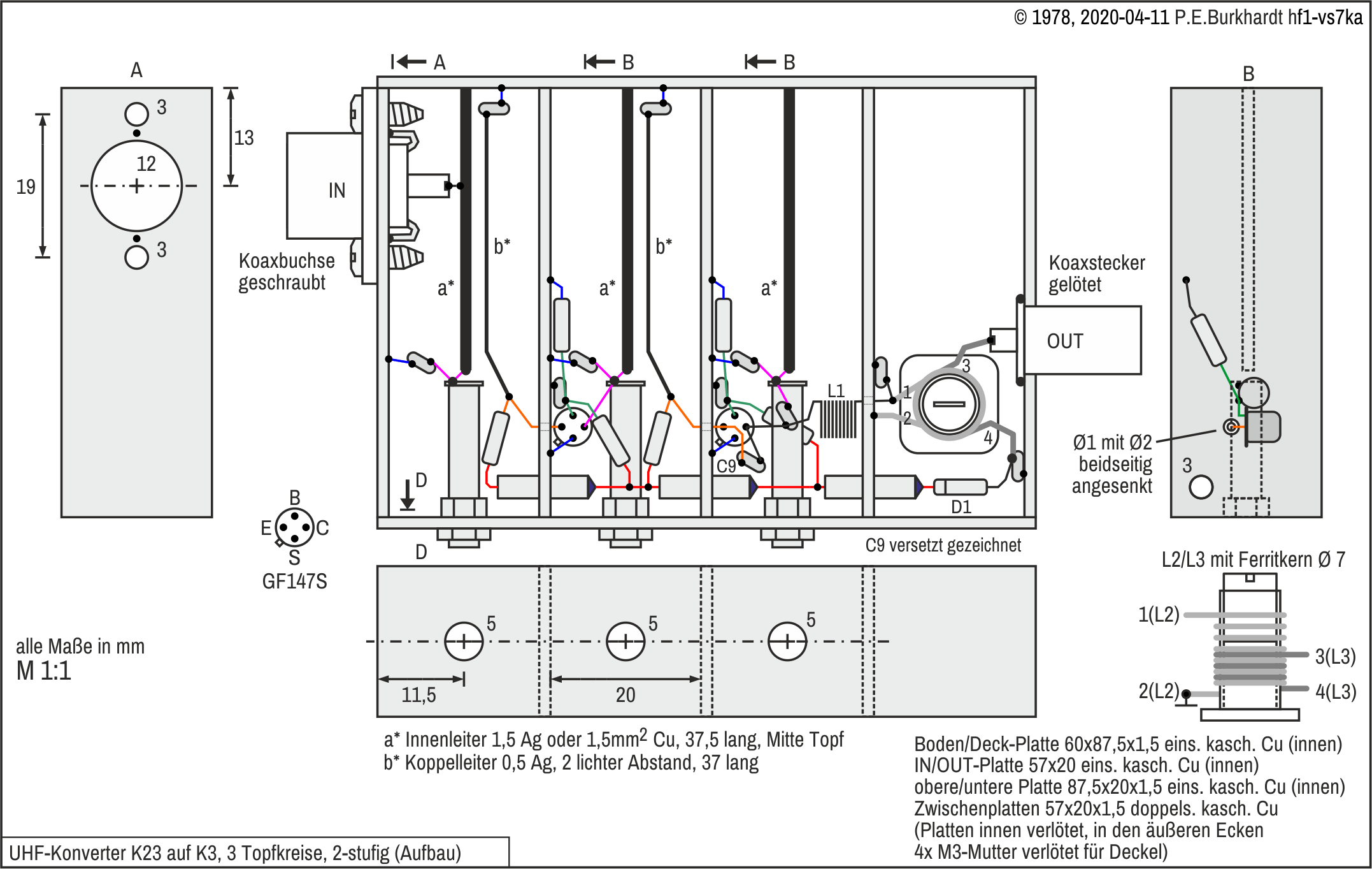 UHF-Konverter K23 auf K3