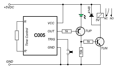 C005 ZAMANLAYICI MODÜL DEVRESİ C005 ZAMANLAYICI MODÜL DEVRESİ