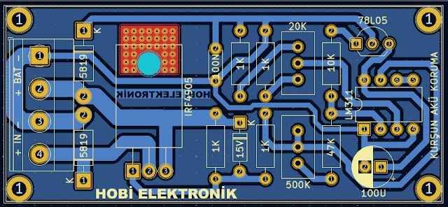 KURŞUN AKÜ KORUMA DEVRESİ KURŞUN AKÜ KORUMA DEVRESİ