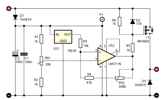 KURŞUN AKÜ KORUMA DEVRESİ KURŞUN AKÜ KORUMA DEVRESİ
